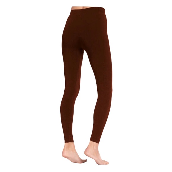 Wolford Pants - Wolford Brown Aurora Stretchy Matte Iconic Leggings Sz Medium